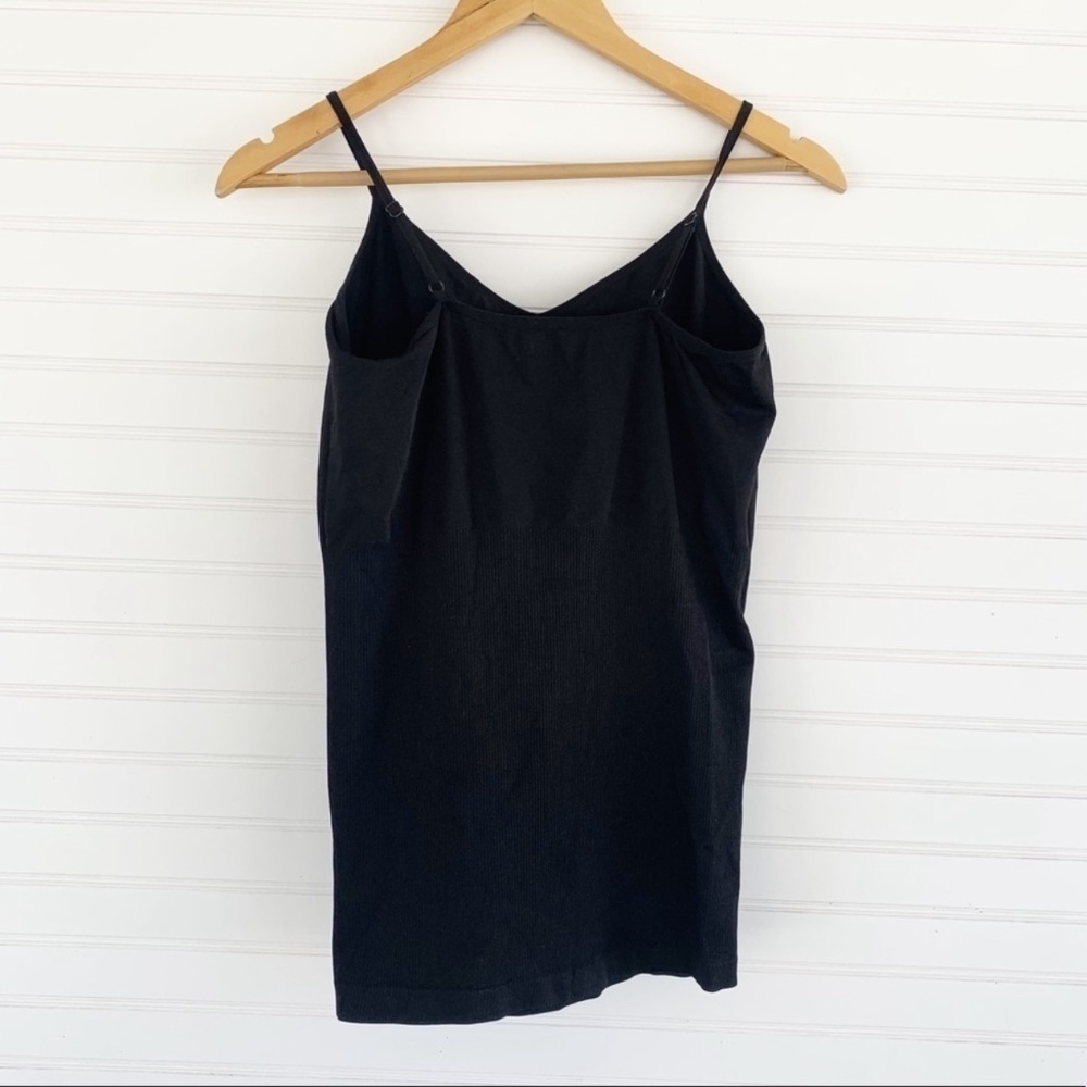 Spring Street Black Spandex Cami Undergarment OS